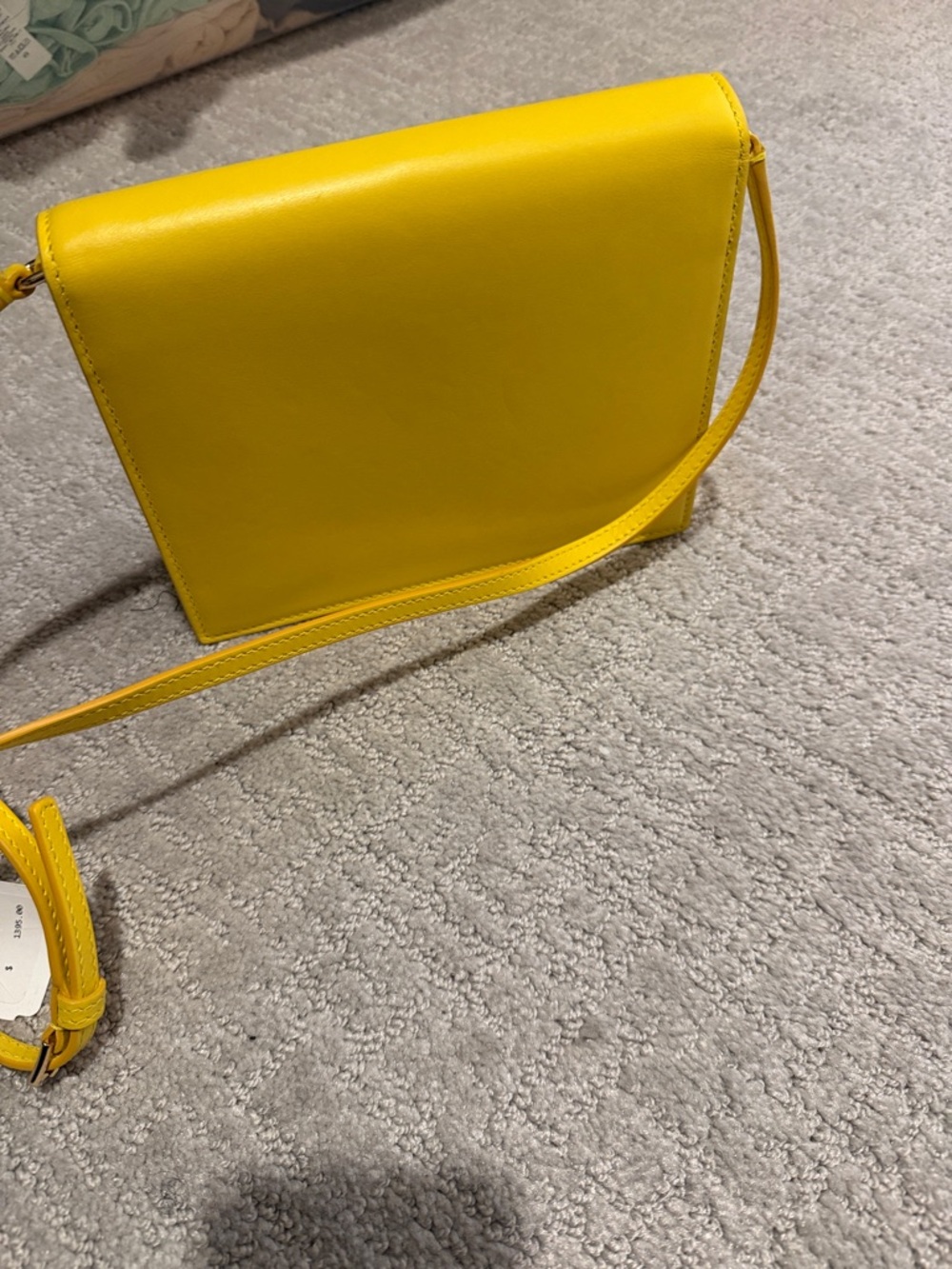 Dolce & Gabbana Embossed DG Yellow Leather Crossbody - Picture 2 of 6